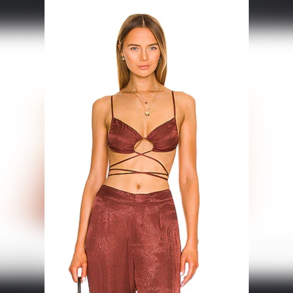 NEW-Indah-Revolve-Cupid Tie Front String Bra Top in Namibia-SOLD OUT ONLINE